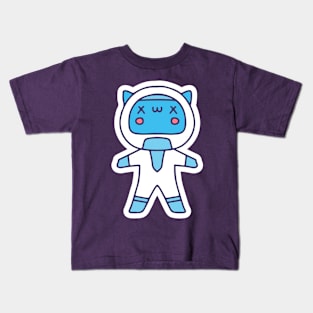 cute space kitten Kids T-Shirt